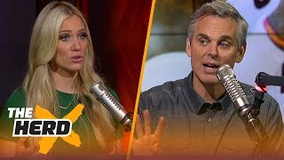 LeBron shows urgency vs the Bucks, Greek Freak has a new shoe - Kristine and Colin react | THE HERD