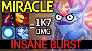 Miracle- Dota 2 [Puck] Insane Burst 1k7 Damage !