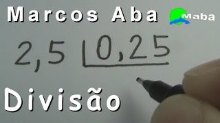 AULA DE DIVISÃO por MARCOS ABA MATEMÁTICA