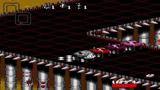 Rock n' Roll Racing (Sega Mega Drive) Gameplay