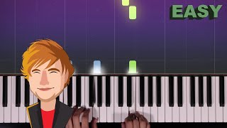 Perfect by Ed Sheeran - EASY Piano Tutorial with hand instructions