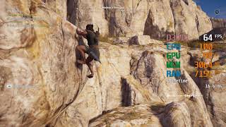 GeForce GTX 1050 ti -- Intel Core i5-3470 -- Assassin's Creed AC Odyssey FPS Test