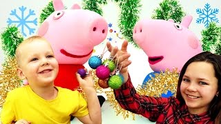 Видео про Свинку Пеппу и развивающие игрушки.