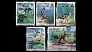 Динозавры. Dinosaurs.Доисторические животные на марках . Prehistoric animals on stamps