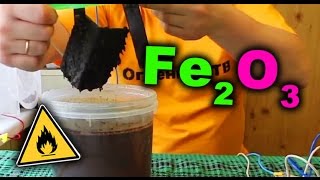 ? ЖЕЛЕЗНЫЙ СУРИК. Как получить оксид железа 3? Железо 3 оксид [Fe2O3] - Iron 3 oxide.
