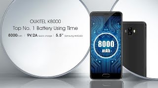 OUKITEL K8000 - Brutal 8000mAh Most Durable Big-Battery Smartphone in Review 2018