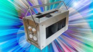 Самодельный супер фонарь на светодиодах 40ватт. Светодиодный прожектор.LED Spotlight. Самоделки.