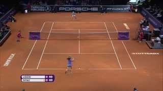 Sabine Lisicki (GER) vs Zarina Diyas (KAZ) - 22 April 2015 Porsche Tennis Grand Prix