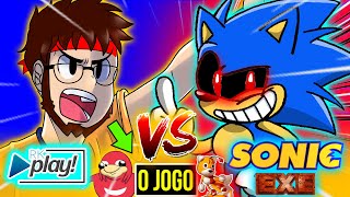 VIREI um VIDEO GAME ?| RK Play vs SONIC EXE O JOGO