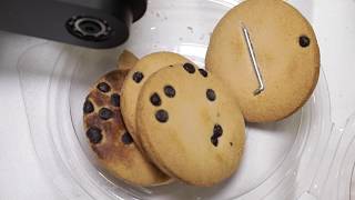 Nagarro displaying AI powered quality check on production line in Cookie Factory