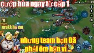 Liên Quân Mobile _ Bị Cướp Bùa Ngay Từ Cấp 1 Nhưng Slimz Đã Khiến Team Bạn Phải Ôm Hận Vì