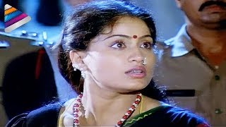 Vijayashanthi Rescuing the girl from a brothel - Mondi Mogudu Penki Pellam Scenes - Suman