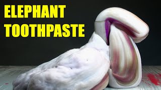 Elephant Toothpaste. Potassium permanganate + Hydrogen peroxide = Foamy Chemical Reaction