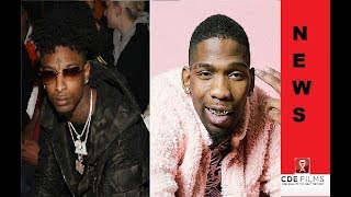BlocBoy JB AND 21 Savage Shoot ROVER remix, DRAKE signed him to OVO? | CDE NEWS