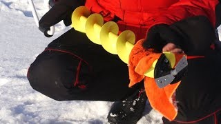 Если ледобур обмерз на зимней рыбалке  Как очистить от льда