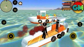 Stickman Rope Hero # New Update Boat Driving   | by Naxeex LLC | Android GamePlay HD