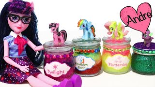 Slime de My Little Pony y nuevas Equestria Girls | Muñecas y juguetes con Andre para niñas y niños