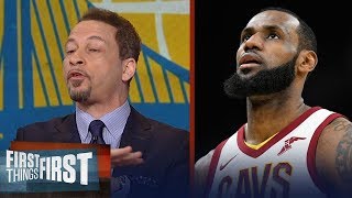 Chris Broussard and Nick Wright on the chances LeBron goes to Golden State | FIRST THINGS FIRST