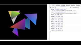 Drawing shapes + reading Pixels WebGL - ProgrammingTIL #91 WebGL screencast video tutorial 0034