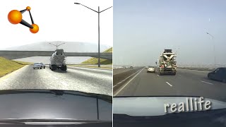 BeamNG.drive VS Real Life (Dash Cam Crashes Comparison)