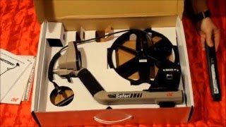 Minelab safari unboxing