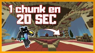 JE CREUSE 1 CHUNK EN 20 SECONDES ! #Lyzeria