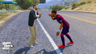 NEYMAR JR VS LIONEL MESSI (GTA 5 Mods Funny Moments)