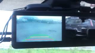 Автомобильное зеркало заднего вида с GPS, камерой заднего вида,