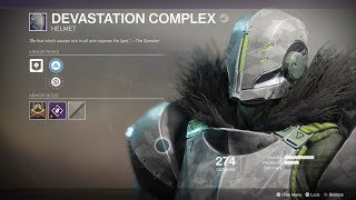 Destiny 2 Full Devastation Complex Armor Set (Titan)