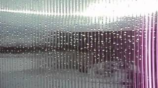Теплица из сотового поликарбоната зимой