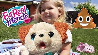 У Дианы Новый  Друг -  ЩЕНОК ПАКС от FurReal Friends Pax Распаковка unboxing toys