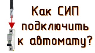 Как СИП подключить к модульному автомату?