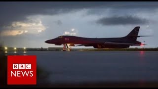North Korea: US bombers stage show of force - BBC News