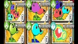 Plants vs Zombies 2 | All Pea Max Mastery Power-Up Level 999999 | Pvz 2 LinhYM Part 1