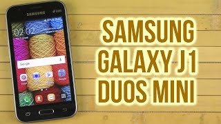 Распаковка Samsung Galaxy J1 Duos Mini Black