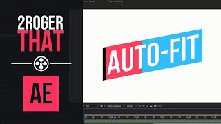 Авто-подгонка шейпа под текст / Self-Resizing Boxes (2RogerThat - Уроки After Effects)