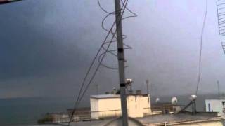 lightning storm in Thessaloniki,greece 5/8/2011