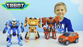 ТОБОТЫ Трансформеры и Даник - TOBOT Z Кроссовер и TOBOT R Пожарный