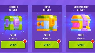 ОТКРЫВАЕМ СУНДУКИ ВСЕХ ВИДОВ ПО 10 - Tank Stars open keys
