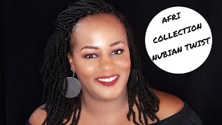 AFRI COLLECTION NUBIAN TWIST CROCHET BRAIDS TUTORIAL
