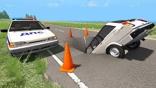 КАК РУССКИЕ ДОРОГИ УБИВАЮТ! САМЫЕ БОЛЬШИЕ ЯМЫ | BeamNG.drive