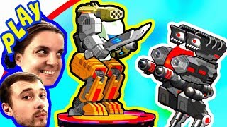 БолтушкА и ПРоХоДиМеЦ  Участвуют в СОСТЯЗАНИЯХ РОБОТОВ! #215 Игра для Детей - Супер Мех