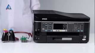 Установка СНПЧ на МФУ Epson WorkForce 545