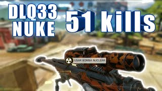 DLQ33 Nuke☢️/ 51 kills + Clips - CALL OF DUTY MOBILE - Sniping Pro