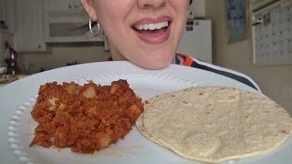 ASMR: Chorizo y Papas | Chorizo and Potatoes | Eating Sounds