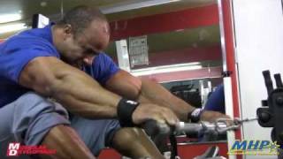 Final Victor Martinez video update before the 2011 Arnold! Back training nine days before the show!