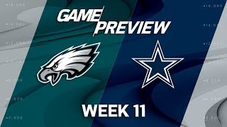 Philadelphia Eagles vs. Dallas Cowboys | NFL Week 11 Game Preview | NFL Playbook