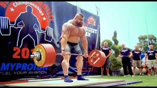 Eddie Hall does new Deadlift World Record 463KG - 1020lbs