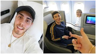FLYING TO NEW YORK WITH FRIENDS & FAMILY