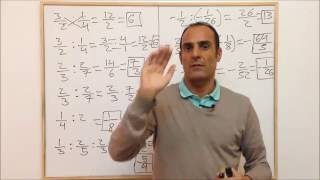 DIVISIÓN DE FRACCIONES (CAPÍTULO 6). APRENDE MATEMÁTICAS (SECUNDARIA) CON SALVADOR BISSHOPP
